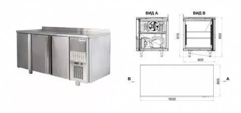Обзор среднетемпературного холодильного стола Polair TM3-G