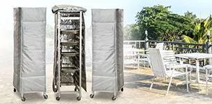 Термочехлы к мобильным тележкам для гастроемкостей и евроконтейнеров