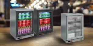 Новое исполнение барных столов/шкафов POLAIR с корпусом из нержавеющей стали