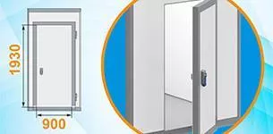 Новый распашной дверной блок