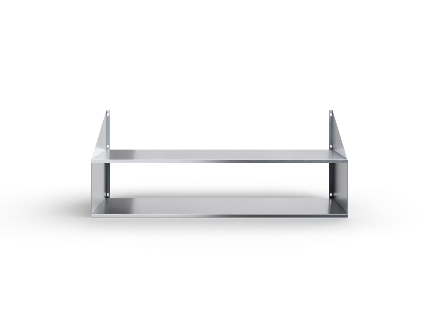 Полка настенная перфорированная 2-х ярусная ПКЧ-2-14/4-П