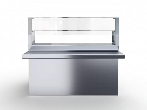 Мармит 1-х блюд 3-х конфорочный чугунные конфорки 1500